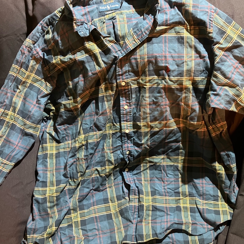 Polo Plaid button down shirt